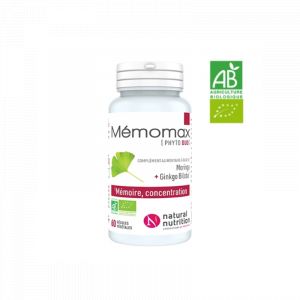 Natural Nutrition Mémomax Bio 60 gélules