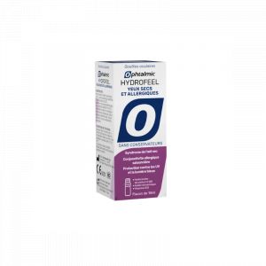 Ophtalmic Hydrofeel Gouttes oculaire Yeux Secs et Allergiques 10 mL