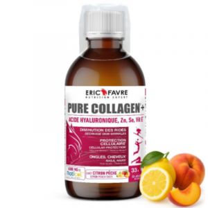 &Eacute;ric Favre Pure Collagen + 500 ml - Format &eacute;co P&ecirc;che - Citron