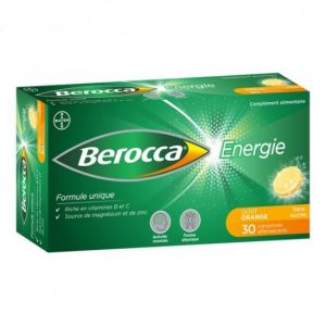 Berocca énergie goût orange 30 comprimés
