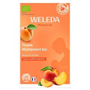 Weleda Tisane Allaitement bio Pêche Abricot x20 sachets