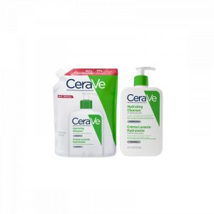 Cerave Cleanser Corps Crème Lavante Hydratante + Eco Recharge Peaux Normales A Sèches 2x473ml