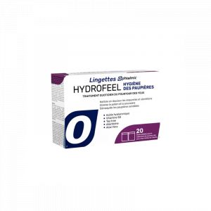 Ophtalmic Hydrofeel Lingettes pour l'Hygiène des Paupières x20