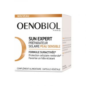 Oenobiol Sun Expert Pr&eacute;parateur Solaire peau sensible 30 capsules