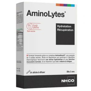 NHCO AminoLytes 14 Sticks Go&ucirc;t P&ecirc;che