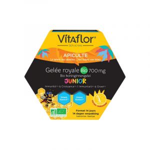 Vitaflor gel&eacute;e royale bio 700 mg junior 14 unicadoses