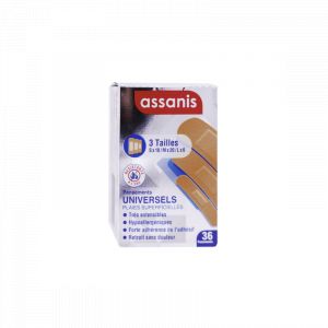 Assanis Universels Assortiment 3 Tailles 50 pansements