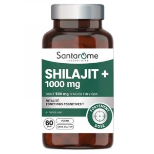 Santat&ocirc;me Shilajit + 1000 mg - 60 g&eacute;lules