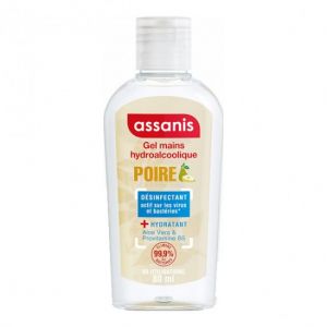 Assanis gel hydroalcoolique poire 80ml
