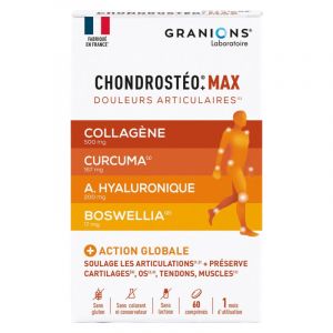 Granions Chondrost&eacute;o+ Max Triple action globale 60 comprim&eacute;s