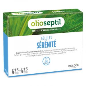 Olioseptil S&eacute;r&eacute;nit&eacute; 15 g&eacute;lules s&egrave;ches et 15 g&eacute;lules liquides