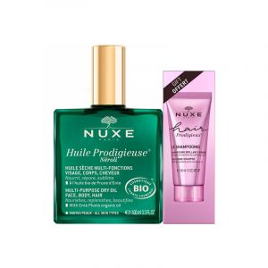 Nuxe Huile Prodigieuse Néroli 100ml + Le shampooing brillance miroir 30ml