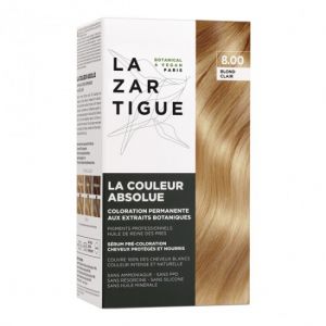 Lazartigue la couleur absolue coloration permanente 8.00 blond clair