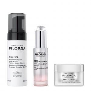 Filorga - Protocole Expert Anti-rides - Les 3 &eacute;tapes pour traiter 5 types de rides du visage et cou