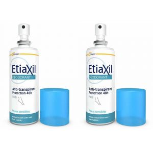 EtiaXil Peaux Sensibles Déodorant Anti-Transpirant Protection 48h Pieds - Spray