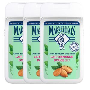 Le Petit Marseillais Cr&egrave;me de Douche Extra Douce Lait D&rsquo;Amande Douce BIO