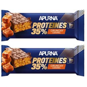 Apurna Barres Hyperprot&eacute;in&eacute;es Crunchy 35% Caramel