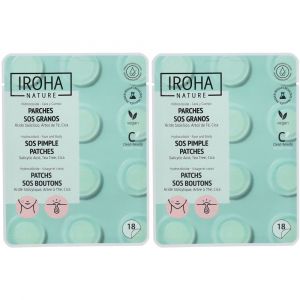 Iroha Nature Patchs SOS Boutons à l'acide salicylique
