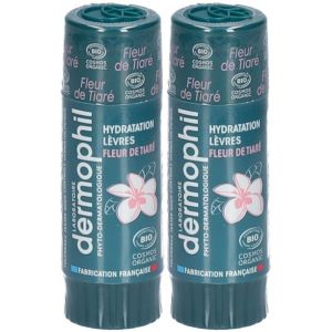 Dermophil Stick L&egrave;vres Bio Protection Go&ucirc;t Fleur de Tiar&eacute;