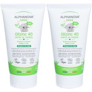 Alphanova Cr&egrave;me DE Change B&eacute;b&eacute; Certifi&eacute;e BIO Olizinc 40 | Alphanova B&eacute;b&eacute;