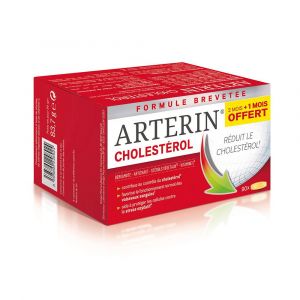 Arterin Cholest&eacute;rol Compl&eacute;ment Alimentaire &agrave; base de Plantes 90 Comprim&eacute;s