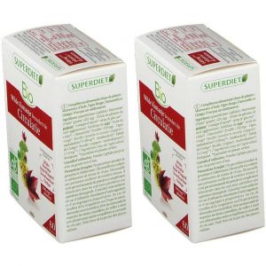 Superdiet Complex Circulation Marronnier d'Inde - Vigne rouge - Hamam&eacute;lis - Ginkgo Bio