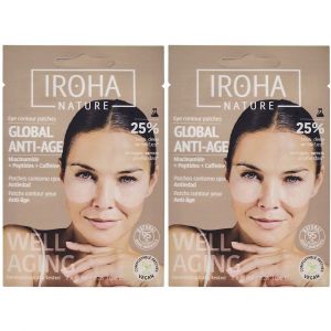 Iroha Nature Patchs mondiaux pour le soin des yeux à base de niacinamide