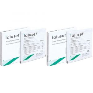 ialuset Compresses &agrave; base d'acide hyaluronique