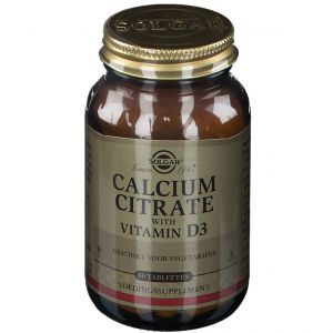 Solgar Calcium Citrate avec Vitamine D-3