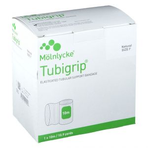 Tubigrip&reg; Bandage tubulaire extensible Blanc 10 m Taille F
