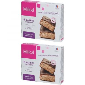 Milical Barres Hyperprotein&eacute;es Chocolat