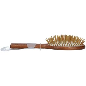 Nippes Brosse à Cheveux Pneumatique Ovale Picot en Bois Grande H12