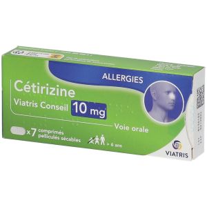 C&eacute;tirizine Mylan Pharma 10 mg