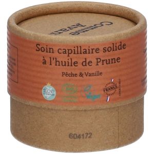 Comme Avant Soin capillaire solide &agrave; l'huile de Prune - P&ecirc;che & Vanille