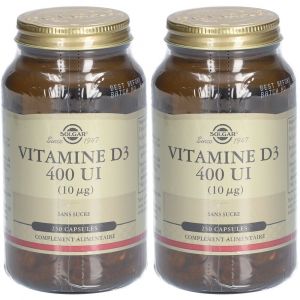 Solgar Vitamine D3 400 UI - Défenses immunitaires