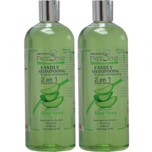 Freesens Shampooing Familial 2 et 1 Aloe Vera