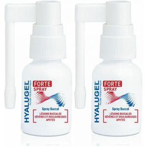 Hyalugel® Forte - Spray Buccal - Plaies sévères et douloureuses - Aphtes - Acide Hyaluronique