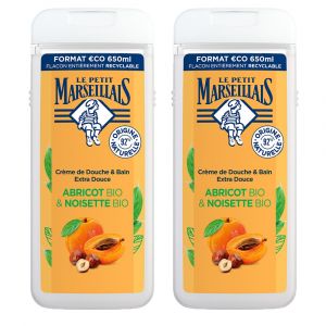 Le Petit Marseillais Crème de Douche & Bain Extra Douce Abricot BIO & Noisette BIO