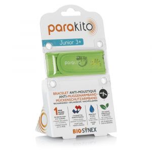 Parakito Bracelet anti-moustique rechargeable Junior Cam&eacute;l&eacute;on