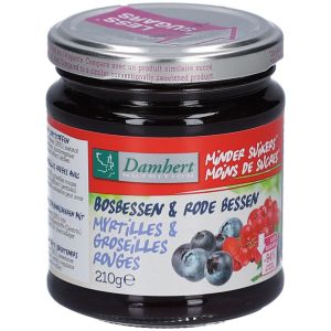 Damhert Tagatesse Confiture myrtilles/groseille rouges