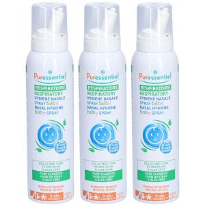 Puressentiel Spray Hygi&egrave;ne Nasale B&eacute;b&eacute; 3x120 ml