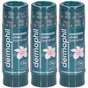 Dermophil Stick L&egrave;vres Bio Protection Go&ucirc;t Fleur de Tiar&eacute;