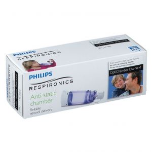Philips OptiChamber Diamond Chambre d&rsquo;inhalation antistatique​