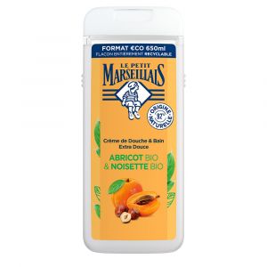 Le Petit Marseillais Crème de Douche & Bain Extra Douce Abricot BIO & Noisette BIO