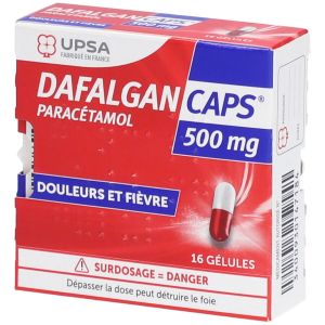 Dafalgan Caps 500mg - Gélules