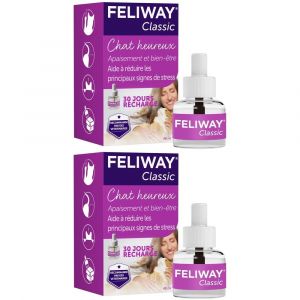 Feliway Recharge - Solution recharge pour diffuseur électrique Feliway, 48 ml, 30 jours  -