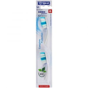 Trisa Sonicpower Têtes de brosse à dents Complete Protection Medium