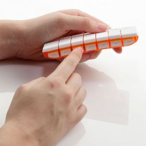 Pilbox&reg; Tempo City Semainier Blanc/Vert