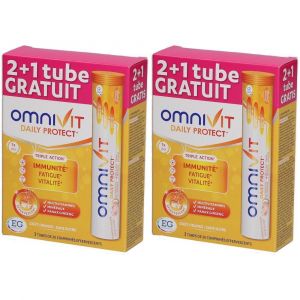 Omnivit Daily Protect | Multivitamine pour &Eacute;nergie, Immunit&eacute; & Concentration Mentale