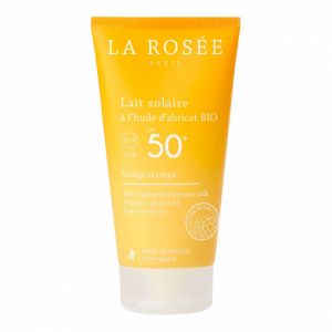 La rosée huile solaire à l'huile d'abricot bio spf50+ 150ml